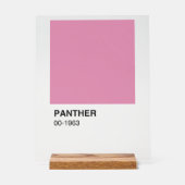 Panther Movie Pink - Arrière - plan clair (Recto)