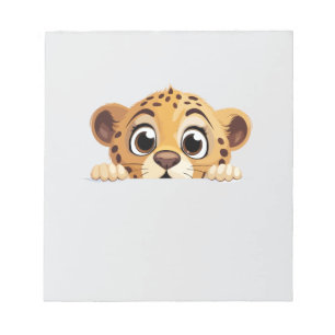 Panther Peeking Schattigee Schattige Funny Animal  Notitieblok