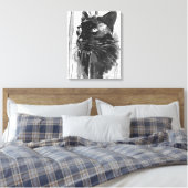 Panther Portrait Canvas Afdruk (Insitu (Slaapkamer))