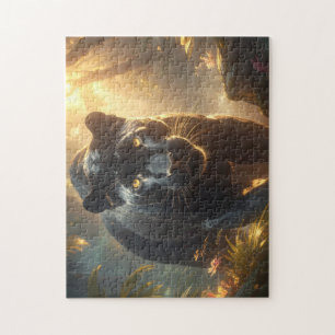 Panther-Poster Legpuzzel