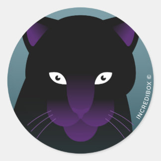 PANTHER RONDE STICKER
