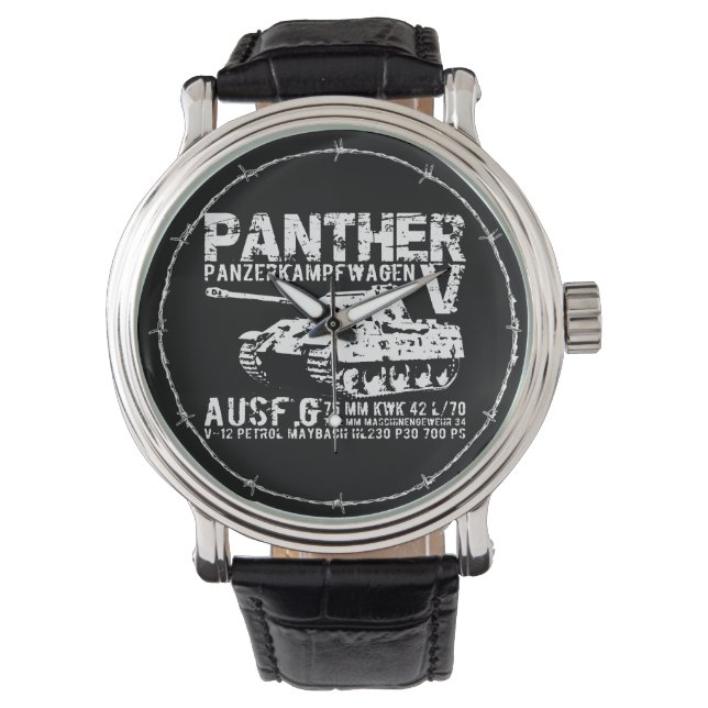 Panther Tank eWatch Horloge (Voorkant)