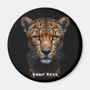 Panthère noire : Aimants frigorifiques floraux