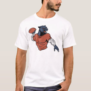 Panthère noire avec T-shirt de football