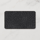 Pantherpringspatroon Visitekaartje (Achterkant)