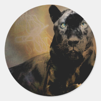 Pantherpuls Ronde Sticker