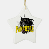 PANTHERS MASCOT KERAMISCH ORNAMENT (Rechts)