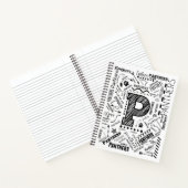 Panthers Word Cloud 8,5" x 11" Carnet spiral (Intérieur)