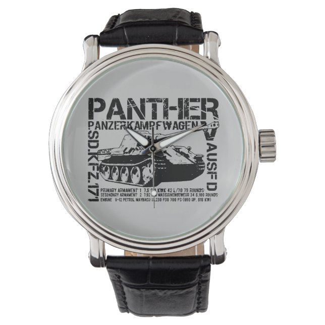 Panthertank Horloge (Voorkant)
