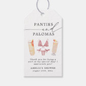 Panties & Palomas Vrijgezellenfeest Bachelorette Cadeaulabel (Voorkant)