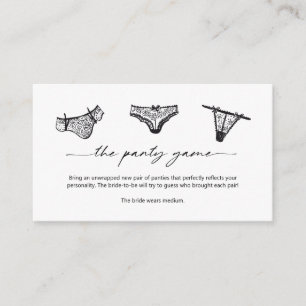 Panties Panty Game Panties invoegen Kaart