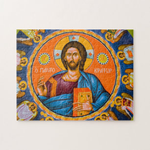 Pantocrator Lord of All Orthodox Christelijk Icon Legpuzzel