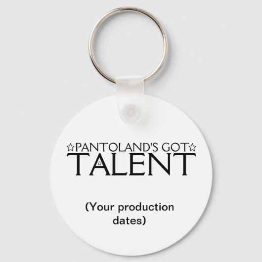 Pantoland heeft Talent Memento Sleutelhanger (Voorkant)
