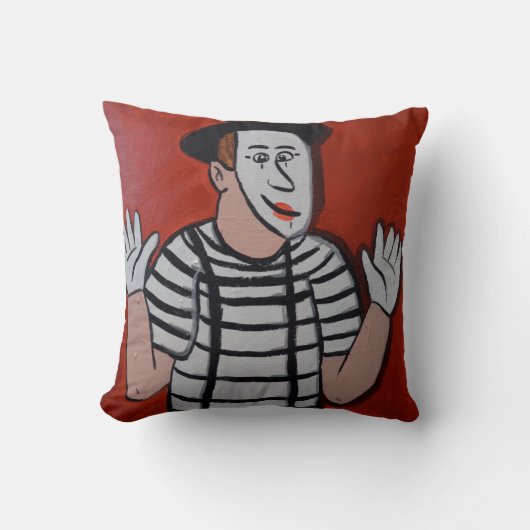 Pantomime coussin 16 x 16 carré (Recto)