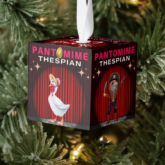 Pantomime Thespians Kubus Ornament (Boom)