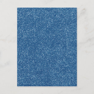 PANTONE Classic Blue met faux Glitter Briefkaart