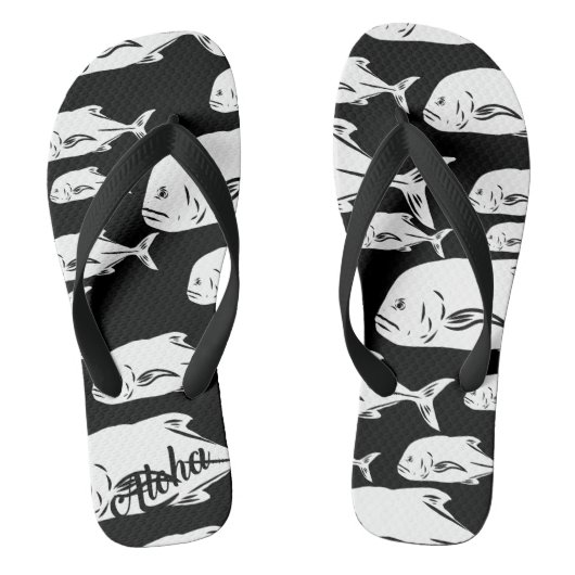 Pantoufles d'impression Aloha - tongs (Semelle)