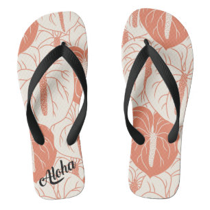 Pantoufles d'impression Aloha - tongs