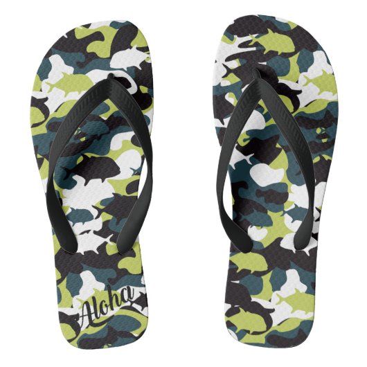 Pantoufles d'impression Aloha - tongs (Semelle)