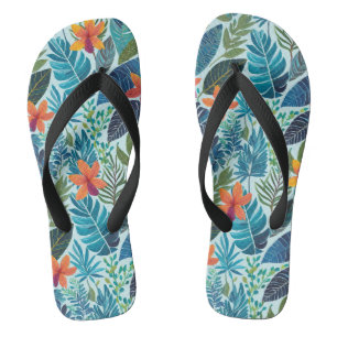 Pantoufles d'impression Aloha - tongs
