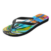 Pantoufles d'impression Aloha - tongs (Incliné)