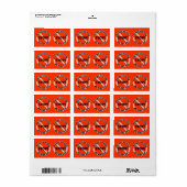Pantry Labels - Allergenen Waarschuwing Niet eten (Full Sheet)