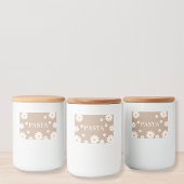 Pantry labels, Customization options available Voedselcontainer Etiket