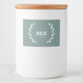 Pantry Labels • Green • Water- Resistant Stickers (Devant)