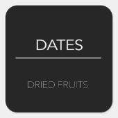 Pantry Labels Stickers (Voorkant)