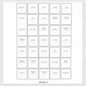 Pantry Labels Stickers (Vel)