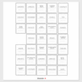 Pantry Labels Stickers (Vel)