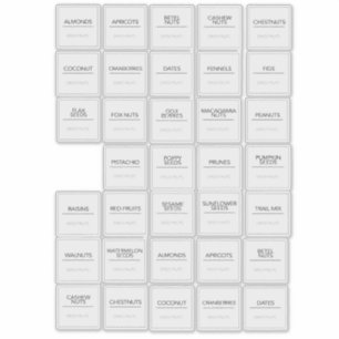 Pantry Labels Stickers