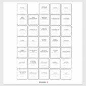 Pantry Labels Stickers (Vel)