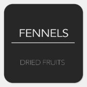 Pantry Labels Stickers (Voorkant)