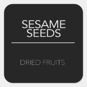Pantry Labels Stickers (Voorkant)