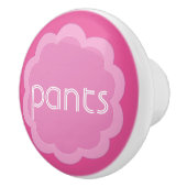 Pants Clothes organisation roze flower knop (Rechts)