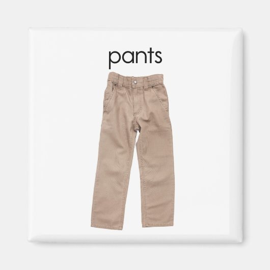 Pants koelkast Magnet Magneet (Voorkant)