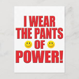 Pants Power Life Briefkaart