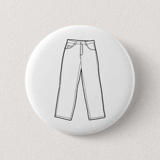 Pants Ronde Button 5,7 Cm (Voorkant)