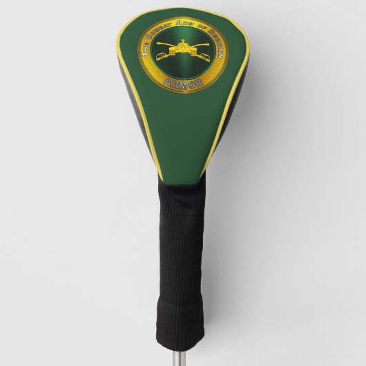 Pantser golfheadcover (Voorkant)