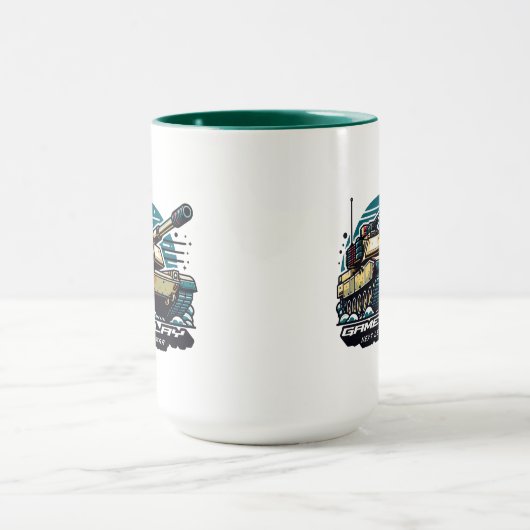 Pantsergevechten: games op het volgende niveau mok (Midden)