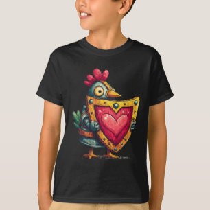 Pantservoel met Hart Schild Liefde Beschermer T-shirt