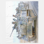 PANTSERWAGEN - M113 FLEECE DEKEN (Voorkant)