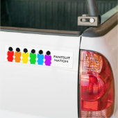 Pantsuit nation Rainbow Women Bumpersticker (Op Truck)