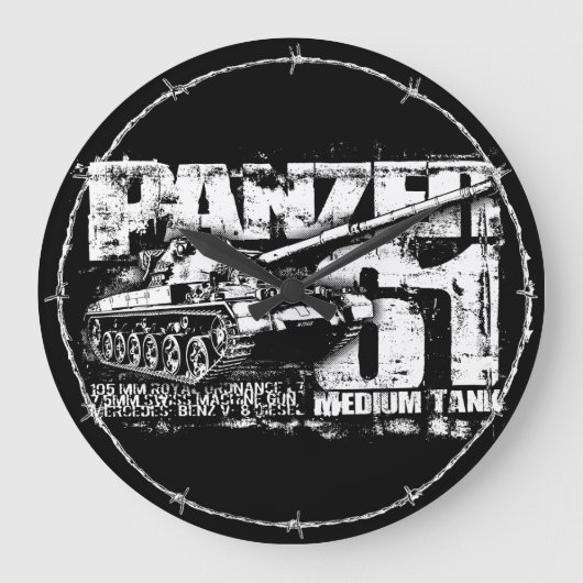 Panzer 61 Horloges murales (Recto)