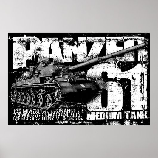 Panzer 61 Poster (Voorkant)