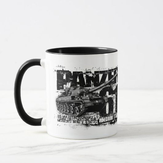 Panzer 61 Ringer Coffee Mug (Gauche)