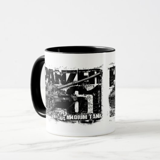 Panzer 61 Ringer Coffee Mug (Devant gauche)