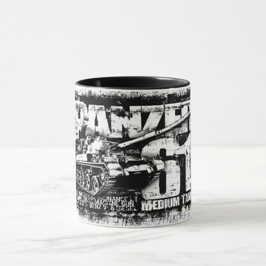 Panzer 61 Ringer Coffee Mug (Centre)