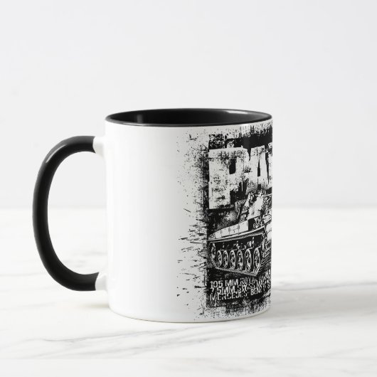Panzer 61 Ringer Coffee Mug (Gauche)